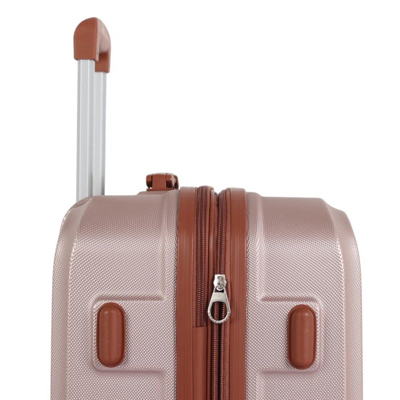 أفياتور طقم حقائب سفر دبش عروسة - مكون من 5قطع يشمل  -بكفرات دبل صامتة - ماركة AVIATOR - Image 2